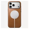 Mobiliojo telefono dėklas Nomad Modern Leather Case Cover, skirtas iPhone 17 Pro Max, 17,5 cm (6,9 col.), Tan, oda + PC/TPU