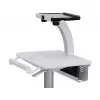 Ergotron Tablet Cart, SV10 - vežimėlis planšetei / klaviatūrai - medicininės paskirties - metalas - balta, aliuminis - ekrano dydis: iki 30,5 cm (iki 12 colių)