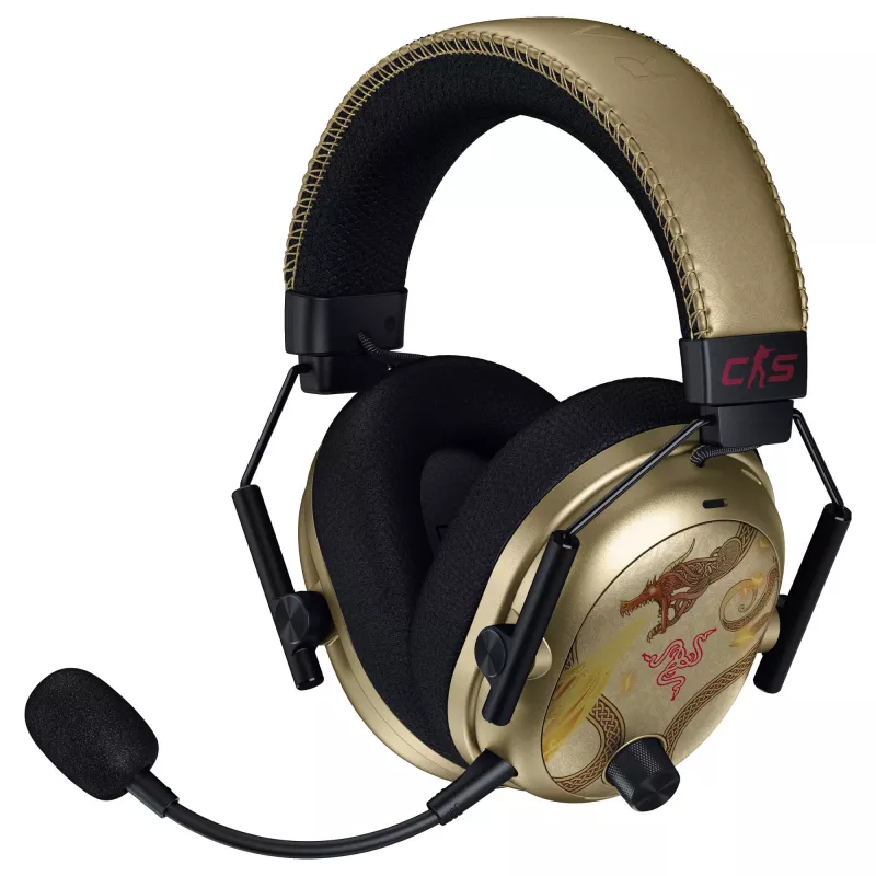 Razer | Žaidimų ausinės | Blackshark V3 Pro | Belaidės / Laidinės | Uždedamos | Mikrofonas | Triukšmo slopinimas | Counter-Strike 2 leidimas