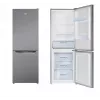 Šaldytuvas-šaldiklis AMICA FK2425.4UNTX(E) pastatomas 277 L bendras, apatinis šaldiklis 74 L, inverteris, sidabrinis, 1593×540×550 mm