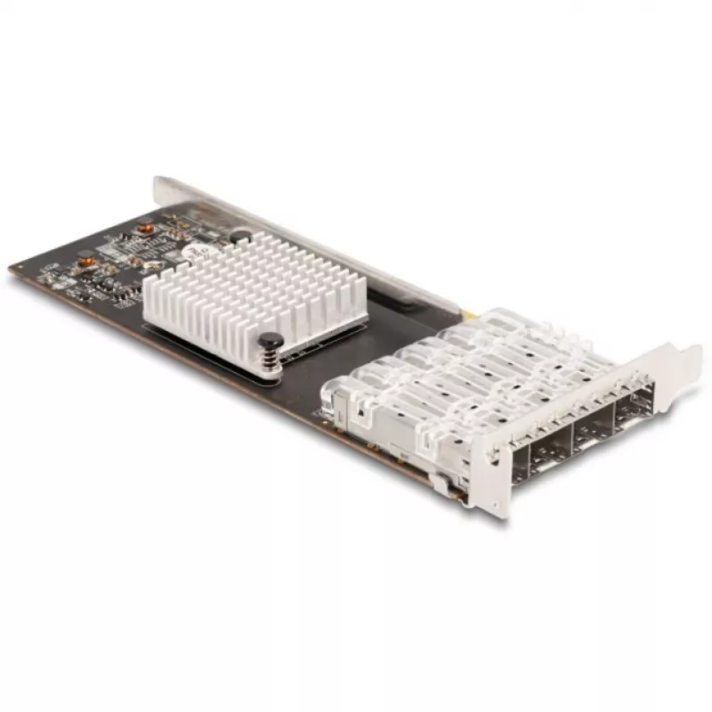 Delock PCI Express x4 Kortelė su 4 x SFP Lizdais Gigabitiniam LAN Intel i350 (88342)
