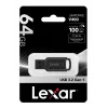 Lexar JumpDrive LJDV400064G-BNBNG USB atmintinė 64 GB USB Type-A 3.2 Gen 1 (3.1 Gen 1) juoda