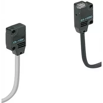 Fotoelektrinis optinis jutiklis Panasonic EX13EBPN — vieno spindulio, nuotolis 0,5 m, serija EX10/EX13
