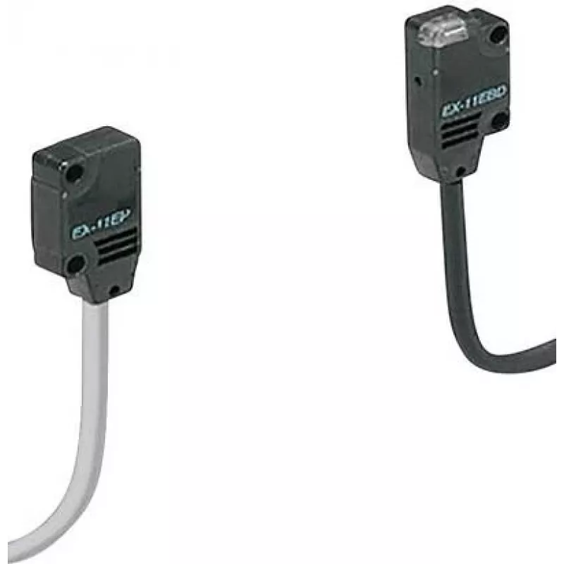 Fotoelektrinis optinis jutiklis Panasonic EX13EBPN — vieno spindulio, nuotolis 0,5 m, serija EX10/EX13