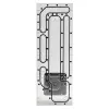 Stealkey Customs SK-Crossflow, skirtas Lian Li - O11D XL Evo Distroplate D5/DDC - akrilas