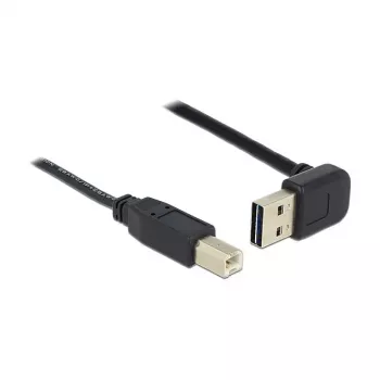 USB laidas DeLOCK 85183 USB 2.0 0,5 m USB A USB B juodas