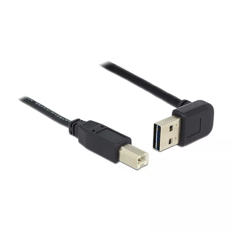 USB laidas DeLOCK 85183 USB 2.0 0,5 m USB A USB B juodas