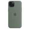 Apple iPhone 15 Plus silikoninis dėklas su MagSafe - Kiparisas
