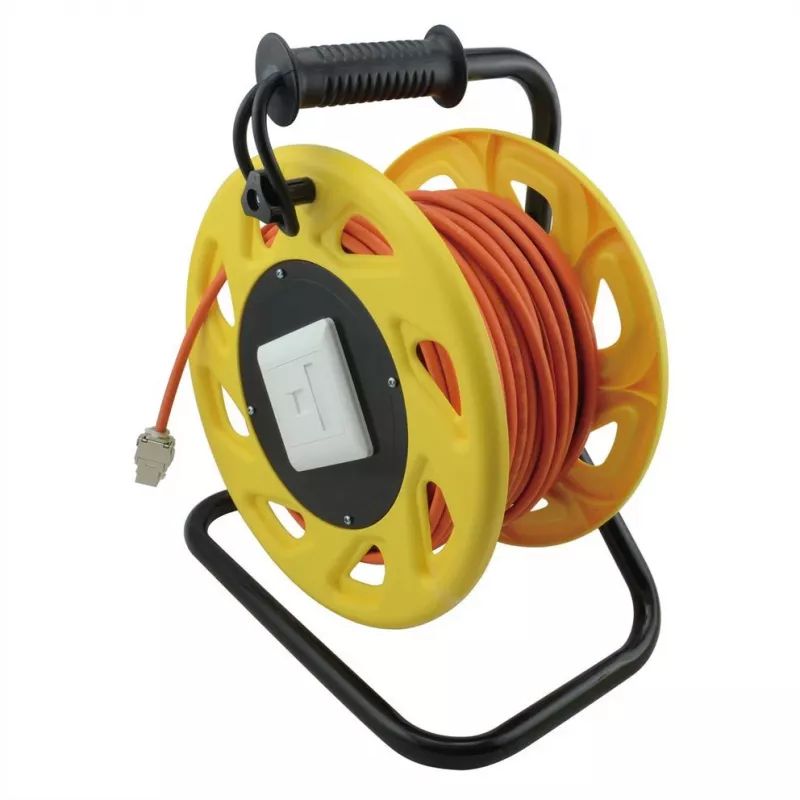Tinklo kabelis ROLINE 21.15.0007 RJ-45 Cat6a 60 m Oranžinis