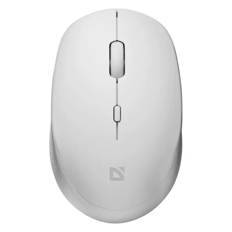 Belaidė pelė su tyliu spustelėjimu AURIS MB-027 800/1200/1600 DPI balta
