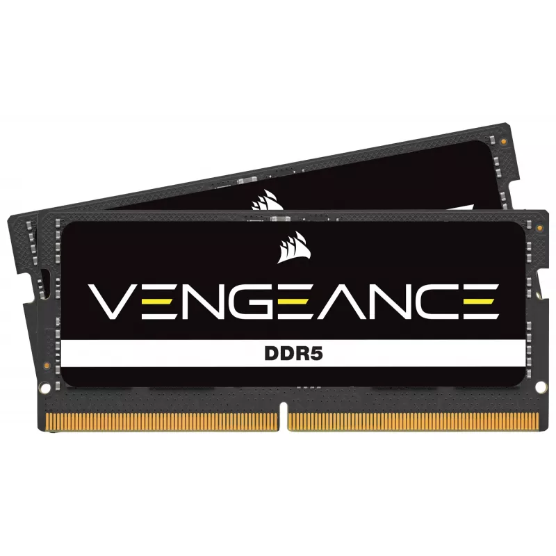 SO-DIMM 64 GB DDR5-5600 (2x 32 GB) Dual-Kit, atmintinė juoda, CMSX64GX5M2A5600C48, Vengeance