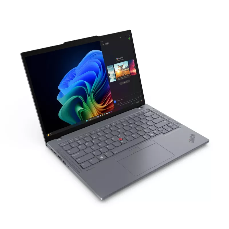 Lenovo ThinkPad T14 Gen 6 Copilot+ Ryzen™ AI 5 PRO 340 256GB SSD 16GB 14 WUXGA (1920x1200) IPS WIN11 Pro GREY Baclkit Keyboard FP Reader 1YW