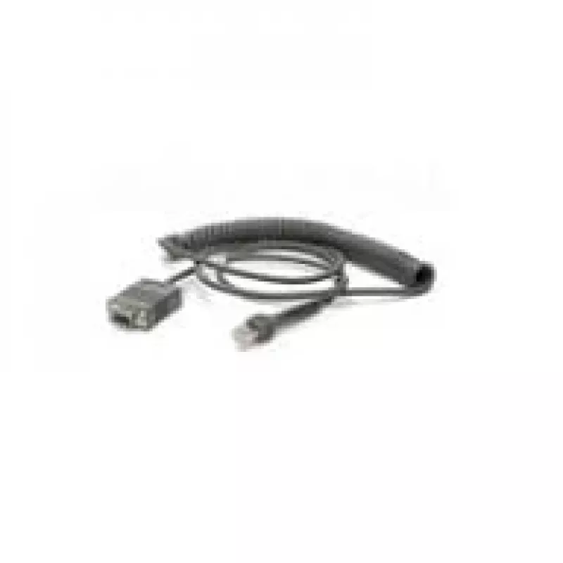 Zebra CBA-RF2-C09ZAR serijinis laidas juodas 2,8 m RS232 DB9