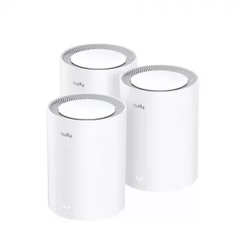 Cudy M1800 3 rinkinys Dviejų juostų (2,4 GHz / 5 GHz) Wi-Fi 6 (802.11ax) Balta 1 Vidinė