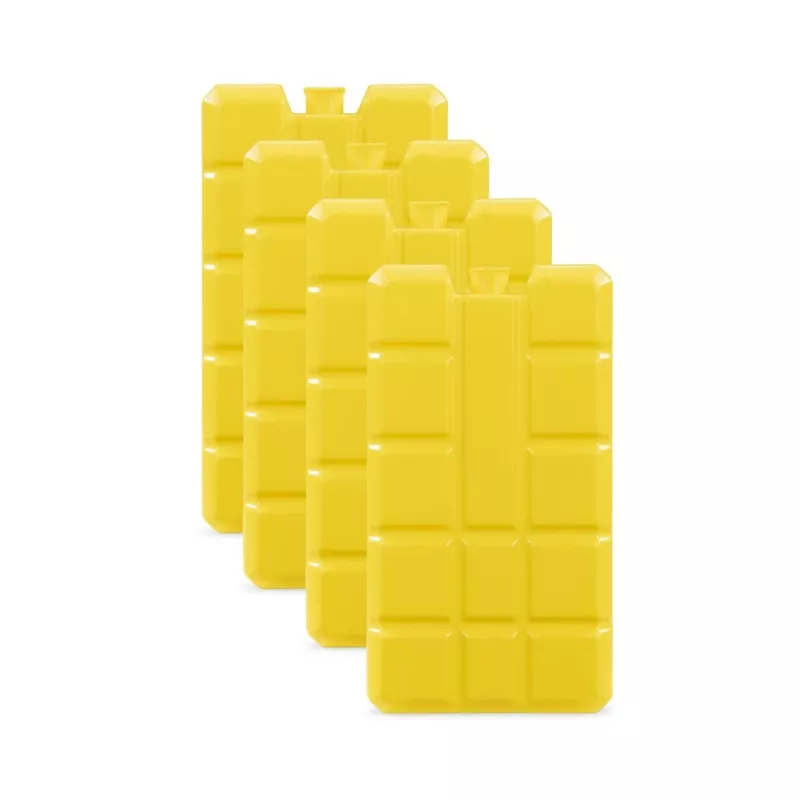 Xavax 00181564 ledo paketai 4 vnt. geltoni stačiakampiai HDPE