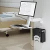 CPU laikiklis MACLEAN MC-116W reguliuojamo aukščio ir pasukamas dizainas tvirtinimui po stalu