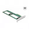 DeLOCK PCI Express 4.0 x8 kortelė su 2 vidiniais U.2 NVMe SFF-8639, skirta bifurkacijai