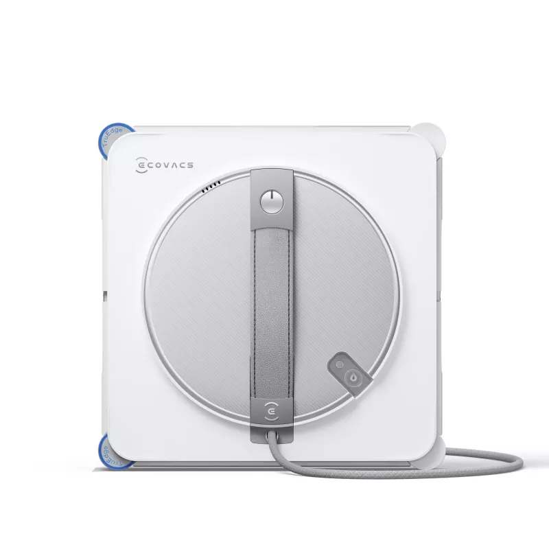 Langų valymo robotas Ecovacs WINBOT W2S laidinis 8000 Pa — automatizuotas stiklo valiklis plokštiems langams