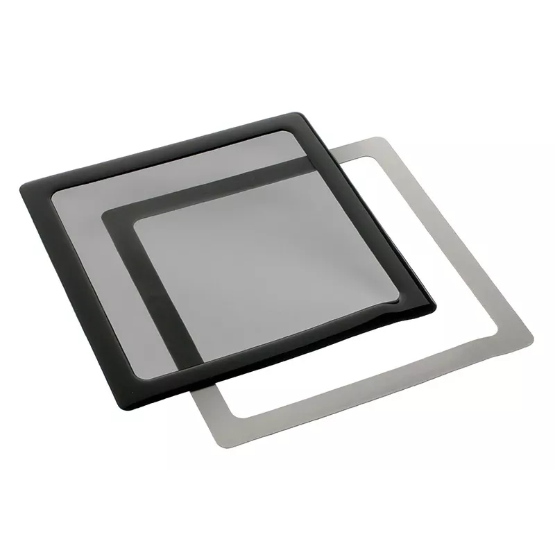 DEMCiflex dulkių filtras 140 mm, kvadratinis - juodas/juodas