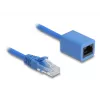 Tinklo kabelis DeLOCK 90364 RJ-45 Cat6 0,75 m Mėlynas