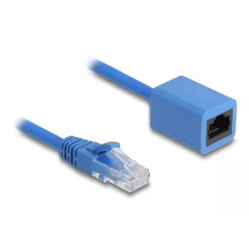 Tinklo kabelis DeLOCK 90364 RJ-45 Cat6 0,75 m Mėlynas