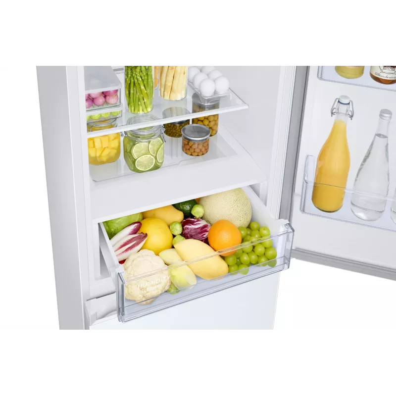 Samsung šaldytuvas RB34C670EWW/EF, aukštis 185,3 cm, 344 l, energijos klasė E, šaldiklis 114 l, šaldytuvas 230 l