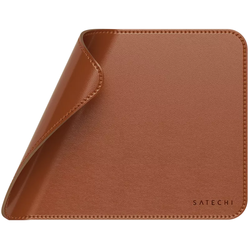 Satechi Premium pelė Pad - Veganiškos odos pelės kilimėlis (rudas)