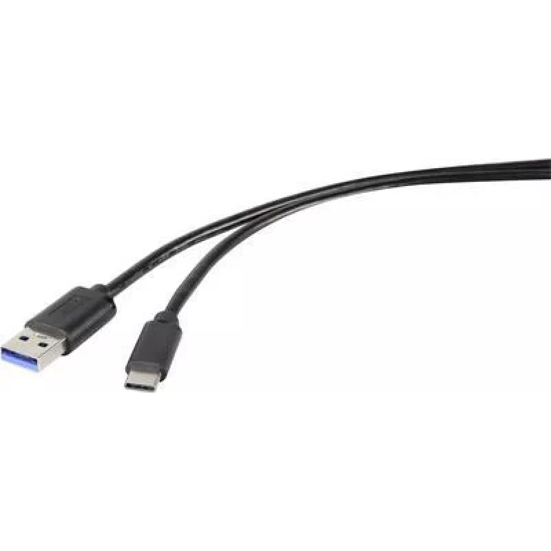 Renkforce RF-4535906 USB laidas 1,8 m USB 3.2 Gen 1 (3.1 Gen 1) USB A USB C juodas (RF-4535906)