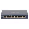 Nevaldomas jungiklis NETGEAR GS108GE, 8 prievadai, Gigabit Ethernet, 16 Gbit/s