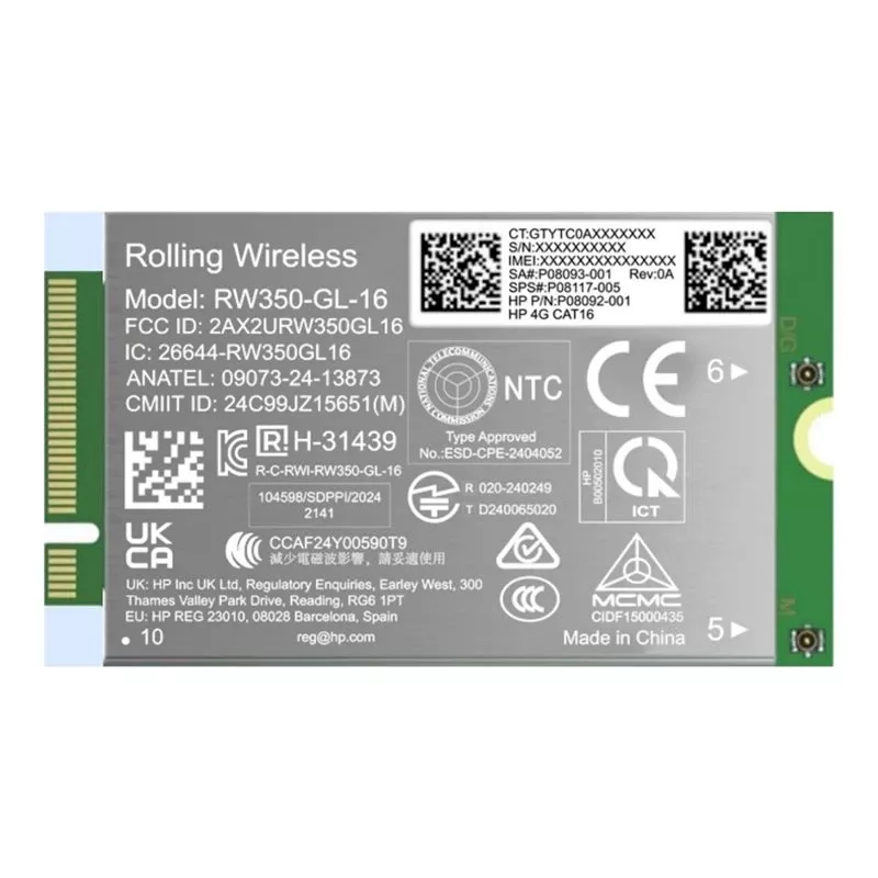 HP 4G LTE-Advanced Pro Cat16 WWAN B8BD2AA