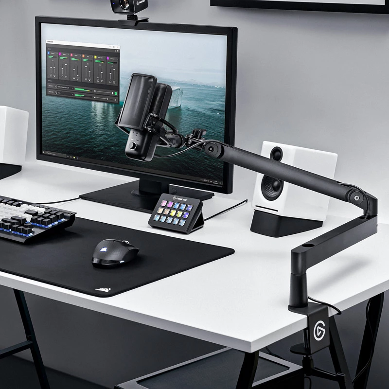 Transliacijos mikrofono stovas Elgato Wave Mic Arm LP Stalo tvirtinimas Juodas 1,69 kg