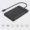 Unitek Y-3036A - DiskGuard Raiden 2.5 USB-C į SATA III 2,5 colio HDD/SSD kietojo disko korpusas