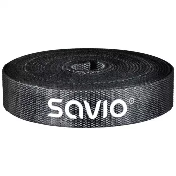 Kabelių laikiklis Savio OC-06 Universalus juodas