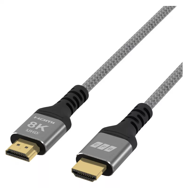 EFB Elektronik HDMI kabelis Ultra High-Speed 8K60Hz - Kabelis - Skaitmeninis/vaizdo/garso (HDMI-21-00003)