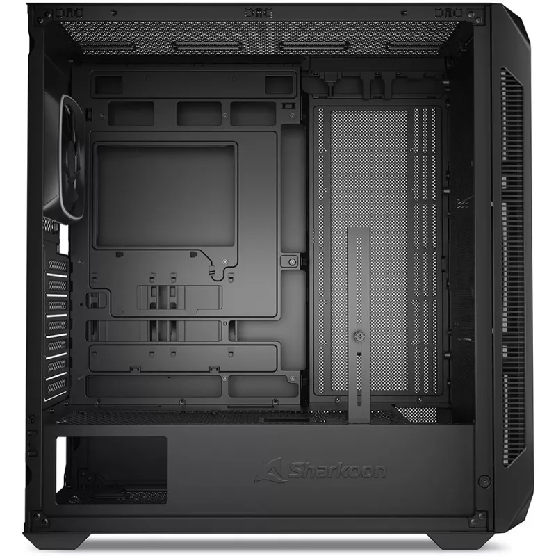 Sharkoon AK5G RGB Midi Tower Juoda PC korpusas