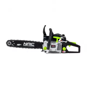 Benzininis grandininis pjūklas NAC CST45-40-02AC, 45 cm³, 1,9 kW (maks. 2,4 kW), 40 cm kreipiamoji juosta, 66 grandys, 1,5 mm grandinė