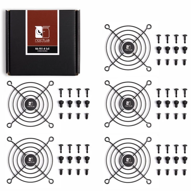 Noctua NA-FG1-8 Sx5 ventiliatoriaus grotelės 80 mm - juoda