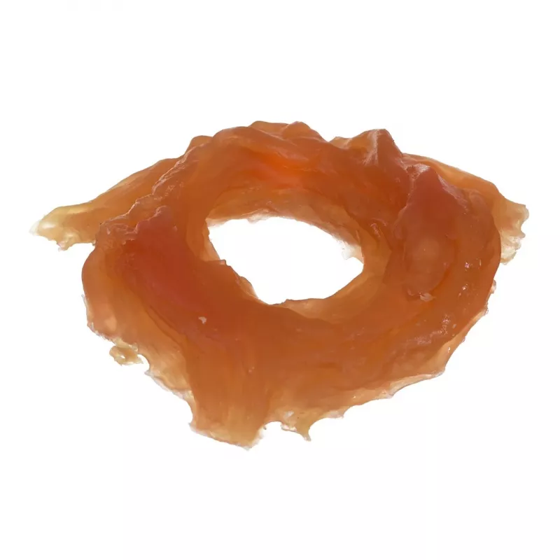 Šunų skanėstai PETITTO minkšti vištienos žiedeliai 500 g — minkštas vištienos užkandis, 500 g pakuotė, baltymai 40%, drėgmė 23%
