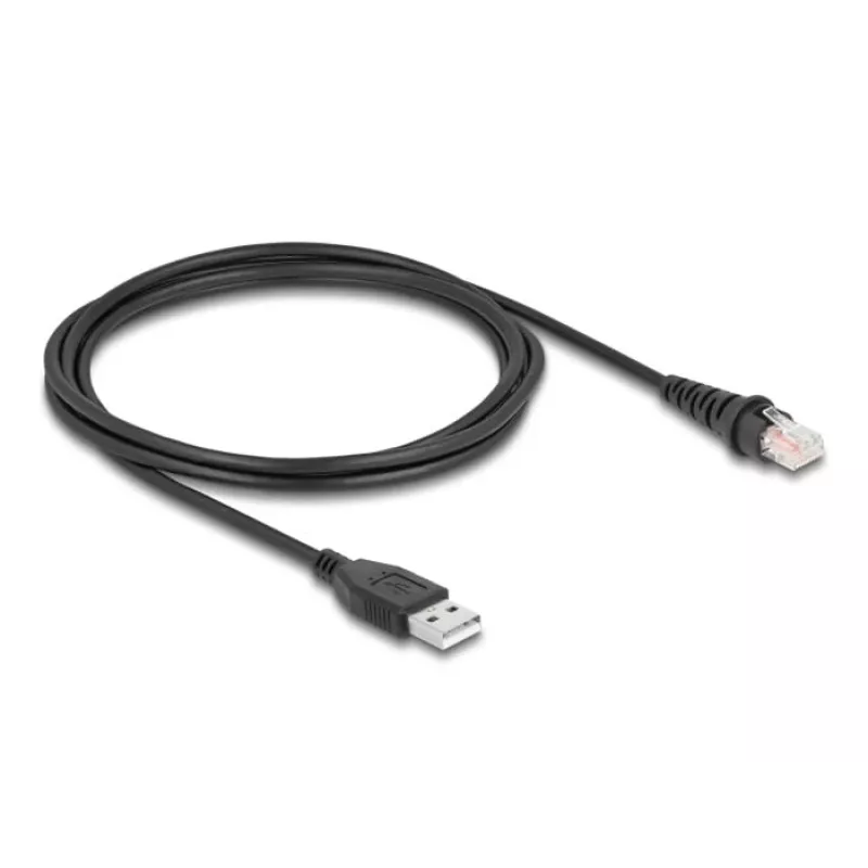 DeLOCK RJ50 į USB 2.0 Type-A brūkšninių kodų skaitytuvo kabelis 2 m