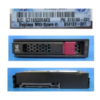 Vidinis kietasis diskas HPE 8 TB 3.5 col. SAS 7200 RPM 834132-001