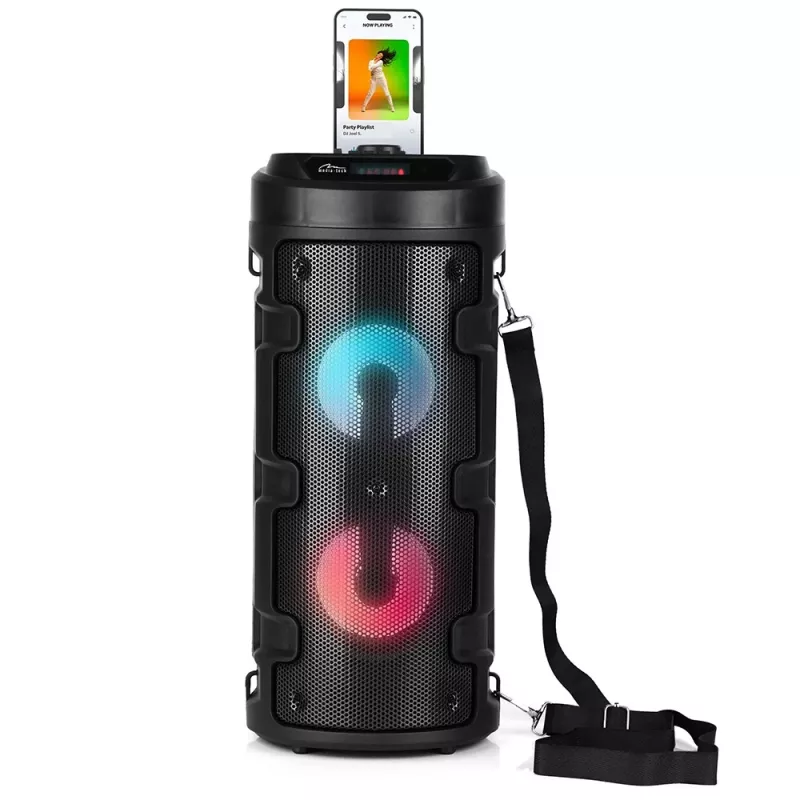 Media-tech Partybox Keg Bt - Kompaktiškas Bluetooth stereo garsiakalbis su FM radiju, MP3 grotuvu MT3165