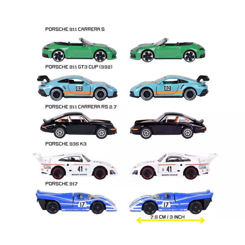 Vehicle Porsche 5 Pieces Giftpack
