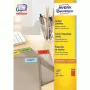 Lipnus spausdintuvo etiketė Avery Coloured Labels Raudona 105 x 148 mm