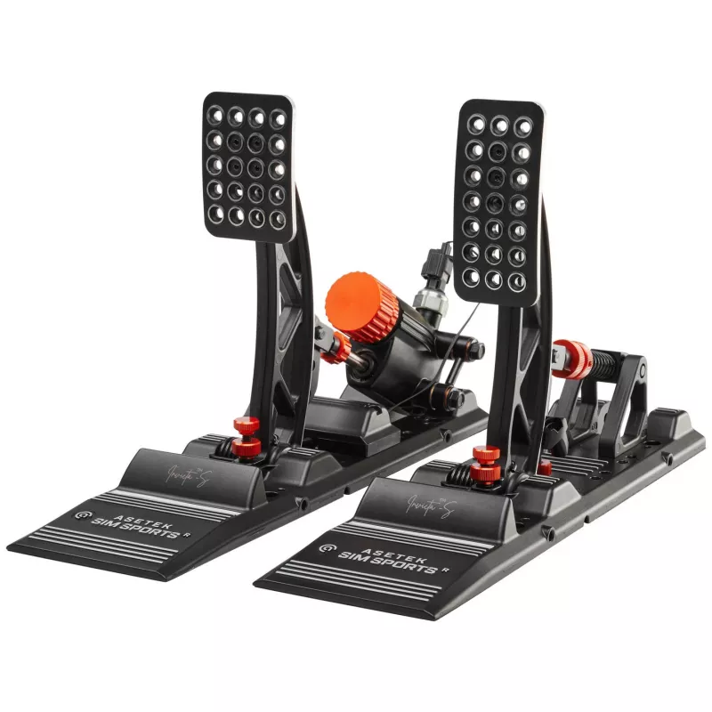 Žaidimų pedalų rinkinys Asetek Invicta S-Series THORP II Juoda