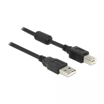 USB kabelis DeLOCK 83566 USB 2.0 1 m USB A USB B juodas