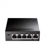 Tinklo jungiklis Cudy GS105 — 5 prievadų Gigabit Ethernet (10/100/1000), juodas, 5 V DC maitinimas įtrauktas