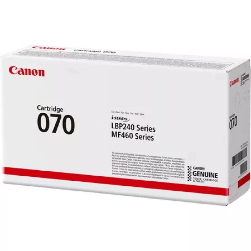 Canon 070 tonerių kasetė 1 vnt. Originali juoda