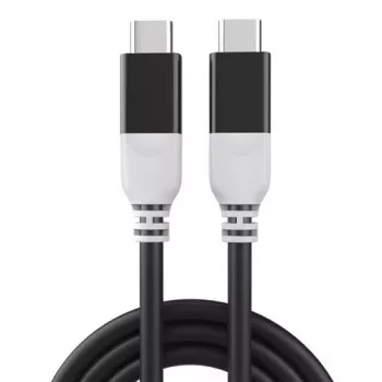 Kabelis USB-C - USB-C, PD100W, 40Gbps, USB4 (juodas, 3m)