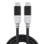 Kabelis USB-C - USB-C, PD100W, 40Gbps, USB4 (juodas, 3m)