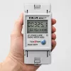 Energijos skaitiklis QOLTEC Vienfazis DIN bėgiui 230V (MPN 50979)